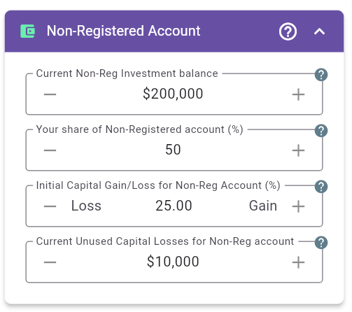 Non-Registered Account